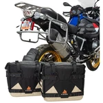 Tusk 2006110069-52D065 Pannier Racks With Pilot Bags Black/tan W/. Fixed Price $421.80.