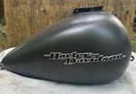 08-23 Harley Davidson Street Glide Bagger Gas Tank. Charcoal Denim Grey. W/dent. Fixed Price $195.00.