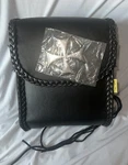 Willie And Max Black Leather Maltese Cross Motorcycle Saddlebag. Fixed Price $119.99.
