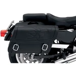 Saddlemen Black Jumbo Highwayman Tattoo Saddlebags X021-05-0421. Fixed Price $278.06.