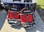 Ogio 9800 Travel Gear Bag Rolling Luggage Red/black Duffle Suitcase. Fixed Price $239.95.