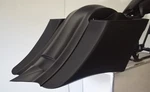 7" Stretched Saddlebags No Cutouts And Rear Fender For Touring Baggers 96-2013. Fixed Price $1175.00.