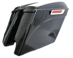 4.5" 2 Into Extended Stretched Saddlebags For 14-UP Harley. Fixed Price $649.00.