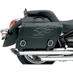 Saddlemen Flame Saddlebag Silver Jumbo X021-05-0423. Fixed Price $184.22.