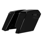 Hogworkz Vivid Black 2-INTO-1 4 In. Stretched Saddlebags HW151208. Fixed Price $759.98.