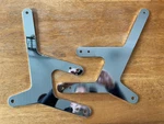 Nos Oem Harley Shovelhead Flh Saddlebag Guard Brackets 90808-68 1968 Up. Fixed Price $75.00.