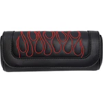 Saddlemen Highwayman Tattoo Tool Pouch Red Flame Motorcycle Luggage. Fixed Price $77.95.