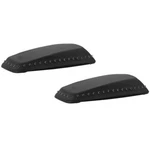 Mustang 77624 - Black Studded Saddlebag Lid Covers For Harley Davidson. Fixed Price $175.00.