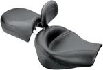 Mustang Seat Vintage Wide W/driver Backrest 2-PIECE Smooth Black Touring 79141. Fixed Price $834.99.