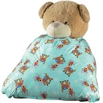 Holiday Time Giant Blue Reindeer 36" Gift Bag Snow Big Large Sack Christmas Bear. Fixed Price $13.99.