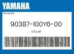 Yamaha Genuine Collar 90387-100Y6-00. Fixed Price $32.92.