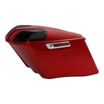 Saddlebags W/speaker Lids Fit For Harley Fltrx Flhxs 2014-2023 Wicked Red Denim. Fixed Price $599.99.
