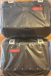 Suzuki DL650 V-strom Side Case Pannier Set 2012-16 Removable Oem 990D0-ALSCE-NAR. Fixed Price $500.00.