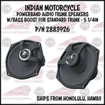 Indian Oem Chieftain Powerband Audio 5 1/4IN Amplified Speaker Kit P/n 2883926. Fixed Price $554.99.