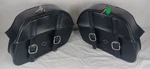 Viking For Harley Softail 24L Ironclad Quick-mount Lockable Saddlebags/key 33490. Fixed Price $227.00.