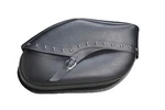 Dowco Revolution Series Throwover Studded Saddlebag Large - Leather. Fixed Price $216.25.