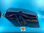 New Open Box Harley Davidson Rh Saddlebag Luxury Blue Pearl, 90895-12DMO *. Fixed Price $425.00.