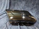 Black Left Side Saddlebag For Harley-davidson. Fixed Price $700.00.