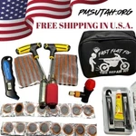 Motorcycle Dirt Bike Tire Repair Kit Tube Patch Plug CO2 Enduro Trail Pmsutah. Fixed Price $27.59.