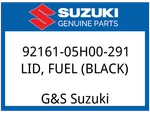 Suzuki Oem Part 92161-05H00-291 Lid, Fuel (black). Fixed Price $40.35.