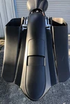 Saddlebags 7" Down Fender 14" Back 2014-2023 Harley Davidson Touring Bagger. Fixed Price $1199.00.