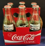 Vintage 1993 Boise River Festival Coca-cola Classic 8OZ Bottles 6-PACK Set. Fixed Price $34.99.