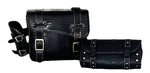 Saddlebags Side Luggage Motorcycle Harley Handlebar Tool Pouch Sissy Straps. Fixed Price $35.00.