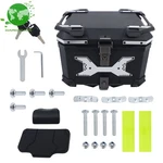45L Motorcycle Hard Trunk Aluminum Rear Luggage Waterproof Rustproof Dustproof. Fixed Price $71.78.