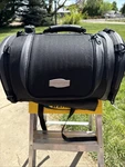 Kuryakyn 4144 Motorcycle Travel / Tour Bag Suitcase Black Luggage 18 X 8.5". Fixed Price $45.00.