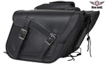 Pvc Motorbike Black Leather Touring Saddlebag Concealed Motorcycle Luggage. Fixed Price $134.99.