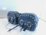 Yamaha V-star & Virago XV250 Saddlemen Cruiser Luggage Studded Saddlebags. Fixed Price $99.95.