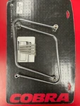 Cobra Saddlebag Supports, Chrome 02-6325. Fixed Price $34.99.