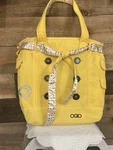 Ogio Hamptons Terra Women's Yellow Tote Bag Polka Dot Interior Euc. Fixed Price $29.90.