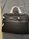 Tumi Black Alpha Fxt T-pass Expandable Laptop Brief Bag # 26145D2 New. Fixed Price $680.00.