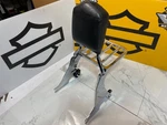 Hd Oem Harley 04-22 Detach Sportster Sissy Bar Passenger Backrest Luggage Rack. Fixed Price $229.95.