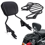 Backrest Sissy Bar / Luggage Rack For Harley Touring Electra Glide Road King 09+. Fixed Price $58.95.