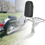 Rear Sissy Bar W/ Backrest Luggage Rack Fit For Suzuki VL800 M50 C50 2001-2011. Fixed Price $110.40.