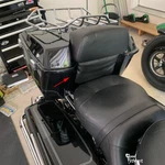 For Harley Touring 2014-UP Rear Razor Chopped Pack Pak Trunk Backrest Pad. Fixed Price $39.04.