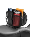 Kemimoto Motorcycle Backrest Bag Sissy Bar Driver One Size, Black. Fixed Price $40.99.