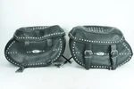 2008 Harley Softail Heritage Classic Rear Left Right Saddlebags Luggage Leather. Fixed Price $291.60.