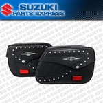 New 2009 - 2023 C50T Suzuki Boulevard Classic Studded Touring Saddlebags. Fixed Price $605.00.