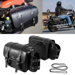 Motorcycle Black Side Saddle Bags For Kawasaki Vulcan 750 800 900 1500 1600 2000. Fixed Price $109.99.