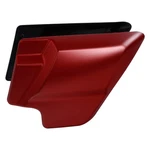 Battery Side Covers Red Denim For Harley Touring Fltrse Fltrk 2009-2021. Fixed Price $197.99.