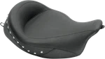 Mustang Studded Super Wide Solo Seat Chrome Fl '08-'25 76068. Fixed Price $311.56.