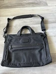 Tumi 26110D2 Alpha Slim Deluxe Ballistic Nylon Portfolio Bag Fits Laptop/ipad. Fixed Price $87.50.