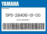 Yamaha Genuine Lock Assembly 5P5-28406-01-00. Fixed Price $150.39.