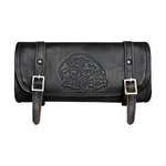 Dream Apparel Distress Brown Leather 12" Motorcycle Tool Bag With Eagle. Fixed Price $39.99.