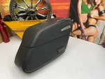 04-LATER Harley Sportster Xl Oem Rigid Leather Saddlebag Right Side. Fixed Price $99.95.