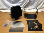 Bdd Custom Black Skull Sissy Bar W/luggage Rack & Backrest 101-040-502. Fixed Price $87.47.
