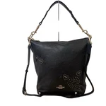 Coach F46287 Leather Black 2WAY Shoulder Tote Bag Authentic Excellent Condition. Fixed Price $180.79.